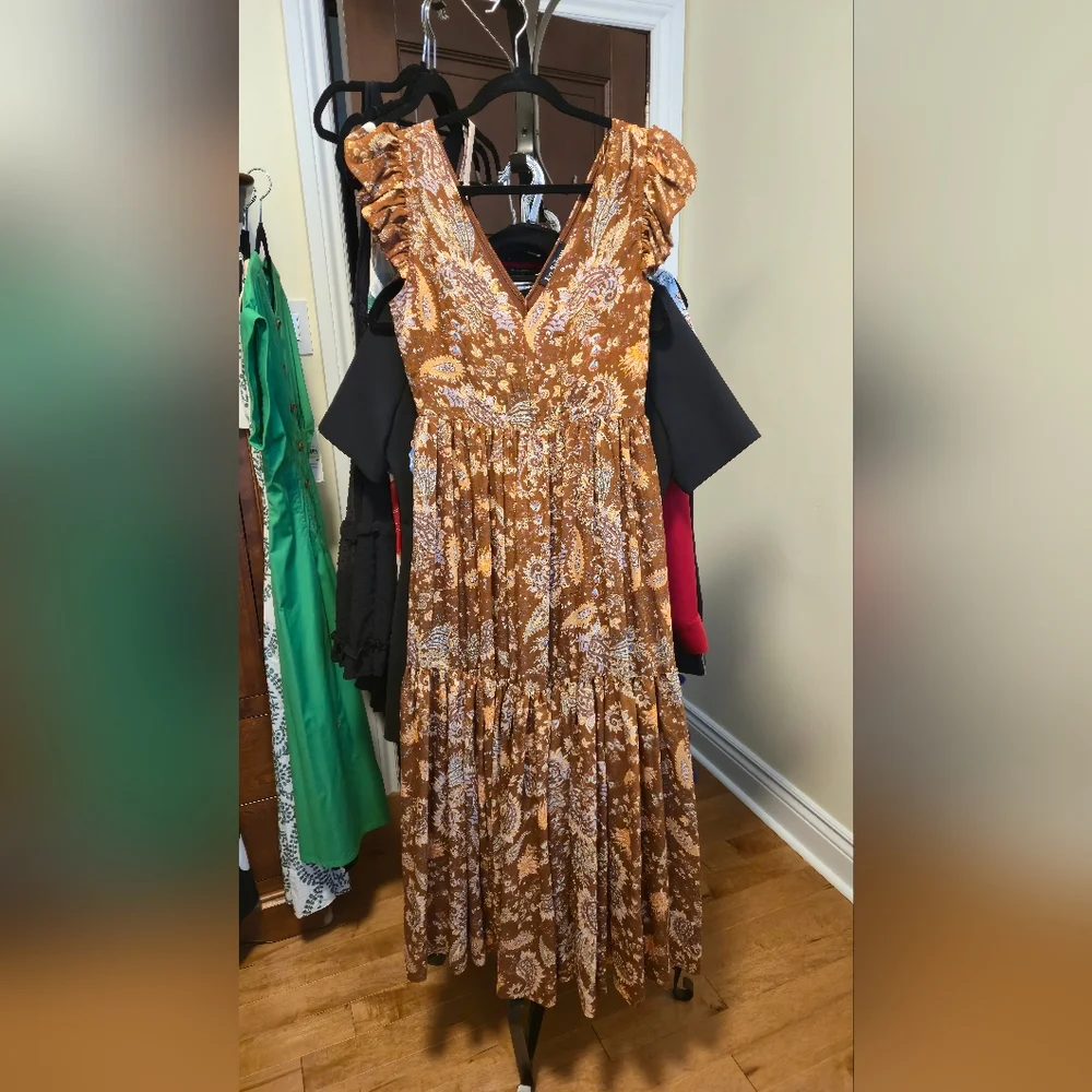 NWT Stunning En Saison Boho Maxi Dress - Picture 4 of 7